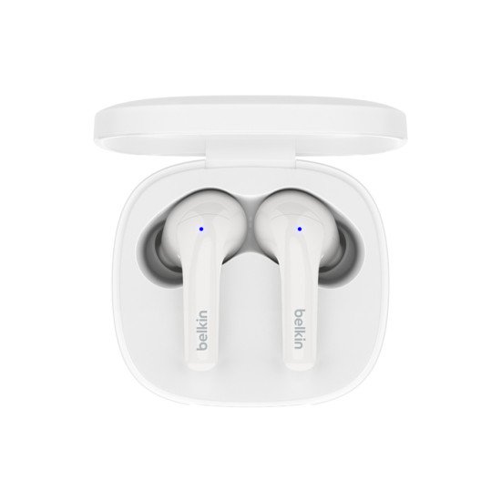 Belkin SoundForm Motion Casque True Wireless Stereo (TWS) Ecouteurs Appels/Musique/Sport/Au quotidien Bluetooth Blanc