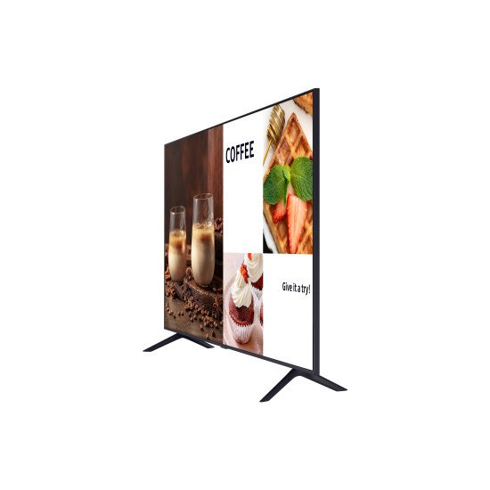 Samsung LH55BECHLGUXEN affichage de messages Panneau plat de signalisation numérique 139,7 cm (55") LED Wifi 4K Ultra HD Noir Intégré dans le processeur Tizen