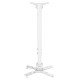 Manhattan Support de projecteur plafond, universel, Bras articulé, hauteur 745–1145 mm, charge max. 35 kg, blanc, rotation 360°, inclinaison ±20°, pivot ±8°