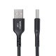 StarTech.com Câble de Charge USB-A vers USB-C de 3m, Charge et Synchronisation, 3A, USB 2.0, Gaine TPE - Cordon de Charge USB Noir StarTech.com Câble de Charge USB-A vers USB-C de 3m, Charge et Synchronisation, 3A, USB 2.0, Gaine TPE - Cordon de Charge USB Noir