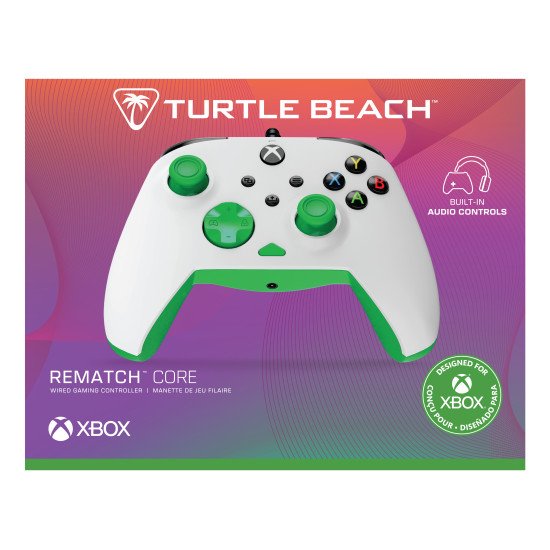 Turtle Beach Rematch Core – Blanc/vert Turtle Beach Rematch Core – Blanc/vert