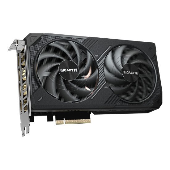 GIGABYTE GeForce RTX 5060 Ti WINDFORCE OC 8G Carte Graphique – 8 Go GDDR7, 128 bits, PCI-E 5.0, 2587 MHz Fréquence du processeur, 3 x DisplayPort, 1 x HDMI, GV-N506TWF2OC-8GD GIGABYTE GeForce RTX 5060 Ti WINDFORCE OC 8G Carte Graphique – 8 Go GDDR7, 128 bits, PCI-E 5.0, 2587 MHz Fréquence du processeur, 3 x DisplayPort, 1 x HDMI, GV-N506TWF2OC-8GD