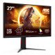 AOC G4 U27G4XM écran PC 68,6 cm (27") 3840 x 2160 pixels 4K Ultra HD LED Noir, Rouge