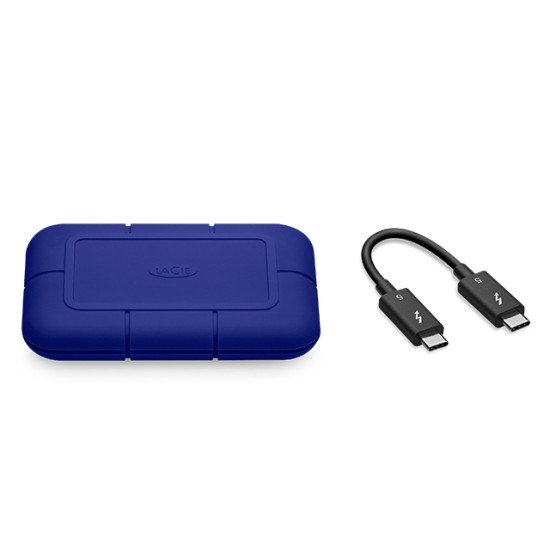Seagate Pro5 Technologie Thunderbolt 4 To USB Type-C USB4 Gen 2x2 Bleu Seagate Pro5 Technologie Thunderbolt 4 To USB Type-C USB4 Gen 2x2 Bleu