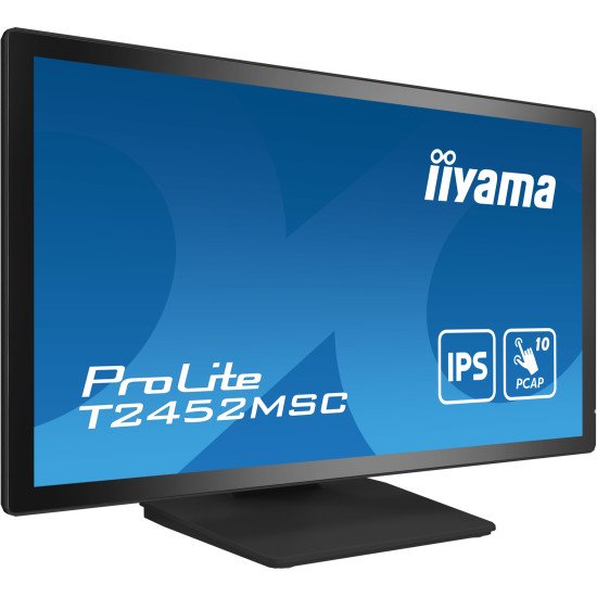 iiyama ProLite T2452MSC-B1 écran PC 60,5 cm (23.8") 1920 x 1080 pixels Full HD LCD Écran tactile Multi-utilisateur Noir