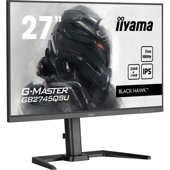 iiyama G-MASTER GB2745QSU-B1 écran PC 68,6 cm (27") 2560 x 1440 pixels 2K Ultra HD LED Noir