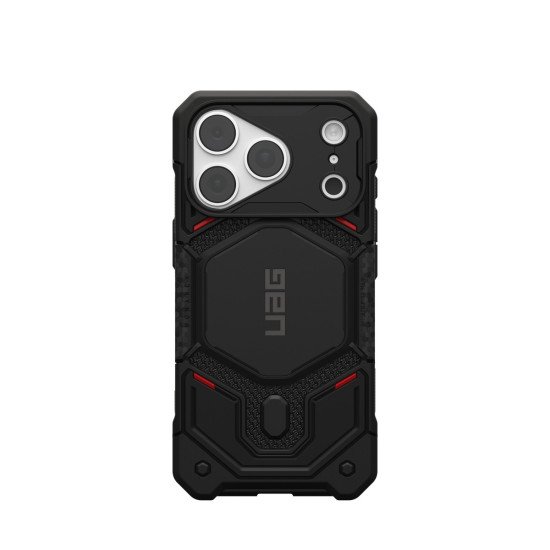 Urban Armor Gear UAG Monarch Pro Backcover voor de Apple iPhone 18 Pro / 17 Pro - Kevlar Black coque de protection pour téléphones portables Housse