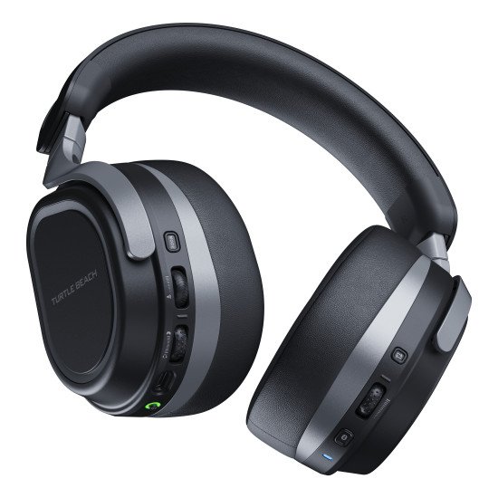 Turtle Beach Casque gaming amplifié multiplateforme sans fil Stealth 700 pour Xbox Series X|S, Xbox One, PC et mobile - Haut-parleurs 60 mm, microphone avec isolation acoustique par l'IA, Bluetooth. Batterie 80 heures – Noir