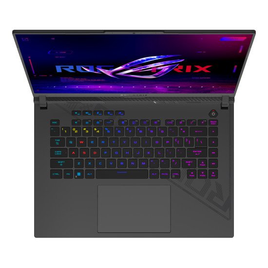 ASUS ROG Strix G16 G614JVR-N3031W Intel® Core™ i9 i9-14900HX Ordinateur portable 40,6 cm (16") Full HD+ 16 Go DDR5-SDRAM 1 To SSD NVIDIA GeForce RTX 4060 Wi-Fi 6E (802.11ax) Windows 11 Home Gris ASUS ROG Strix G16 G614JVR-N3031W Intel® Core™ i9 i9-14900HX Ordinateur portable 40,6 cm (16") Full HD+ 16 Go DDR5-SDRAM 1 To SSD NVIDIA GeForce RTX 4060 Wi-Fi 6E (802.11ax) Windows 11 Home Gris