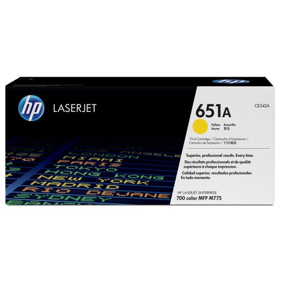 HP 651A Toner Jaune