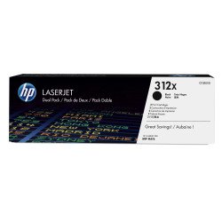 HP 312X Pack de 2 Toners Noir HP 312X Pack de 2 Toners Noir