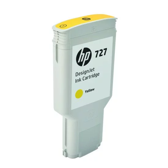 HP 727 F9J78A cartouche d'encre Design jet jaune 300 ml HP 727 F9J78A cartouche d'encre Design jet jaune 300 ml