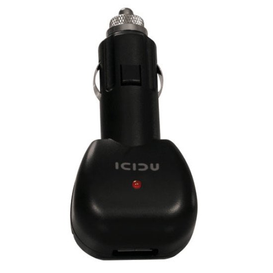 ICIDU PI-707713 chargeur d'appareils mobiles Noir Secteur, Allume-cigare Auto, Intérieure, Extérieure