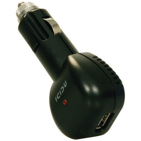 ICIDU PI-707713 chargeur d'appareils mobiles Noir Secteur, Allume-cigare Auto, Intérieure, Extérieure