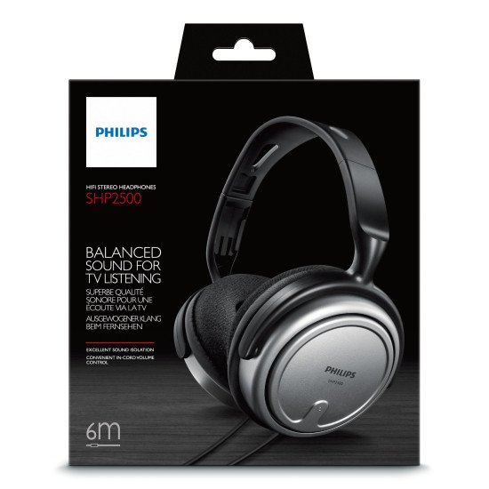 Philips Casque TV filaire d'intérieur SHP2500/10