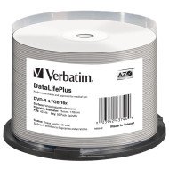 Verbatim DVD-R 16x imprimable Professional 50p. Verbatim DVD-R 16x imprimable Professional 50p.