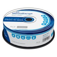 Mediarange Blu-ray vierge double couche BD-R DL 50Go (Boite de 25)