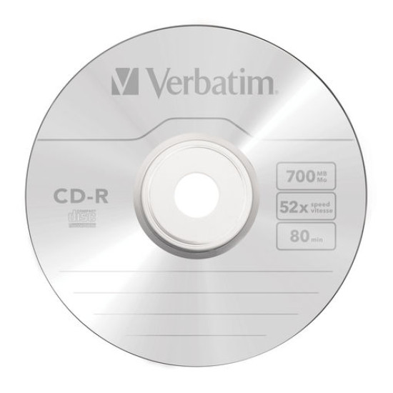 CD vierge Verbatim AZO crystal 700 Mo (boite de 50)